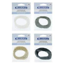 Beadalon Poly Braided Cord 1mm Tan – 5.25yd