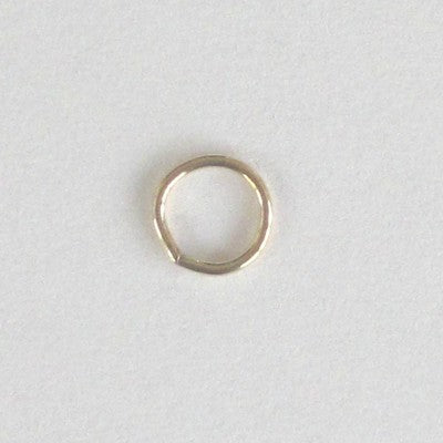 Jewellery Station Gold Filled SOLDERED CLOSED JUMP RINGS 6mm, pack 20
