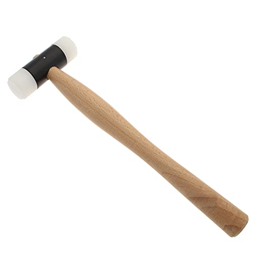 Jewellery Station NYLON HAMMER - 1 INCH / 2.5CM - WOODEN HANDLE