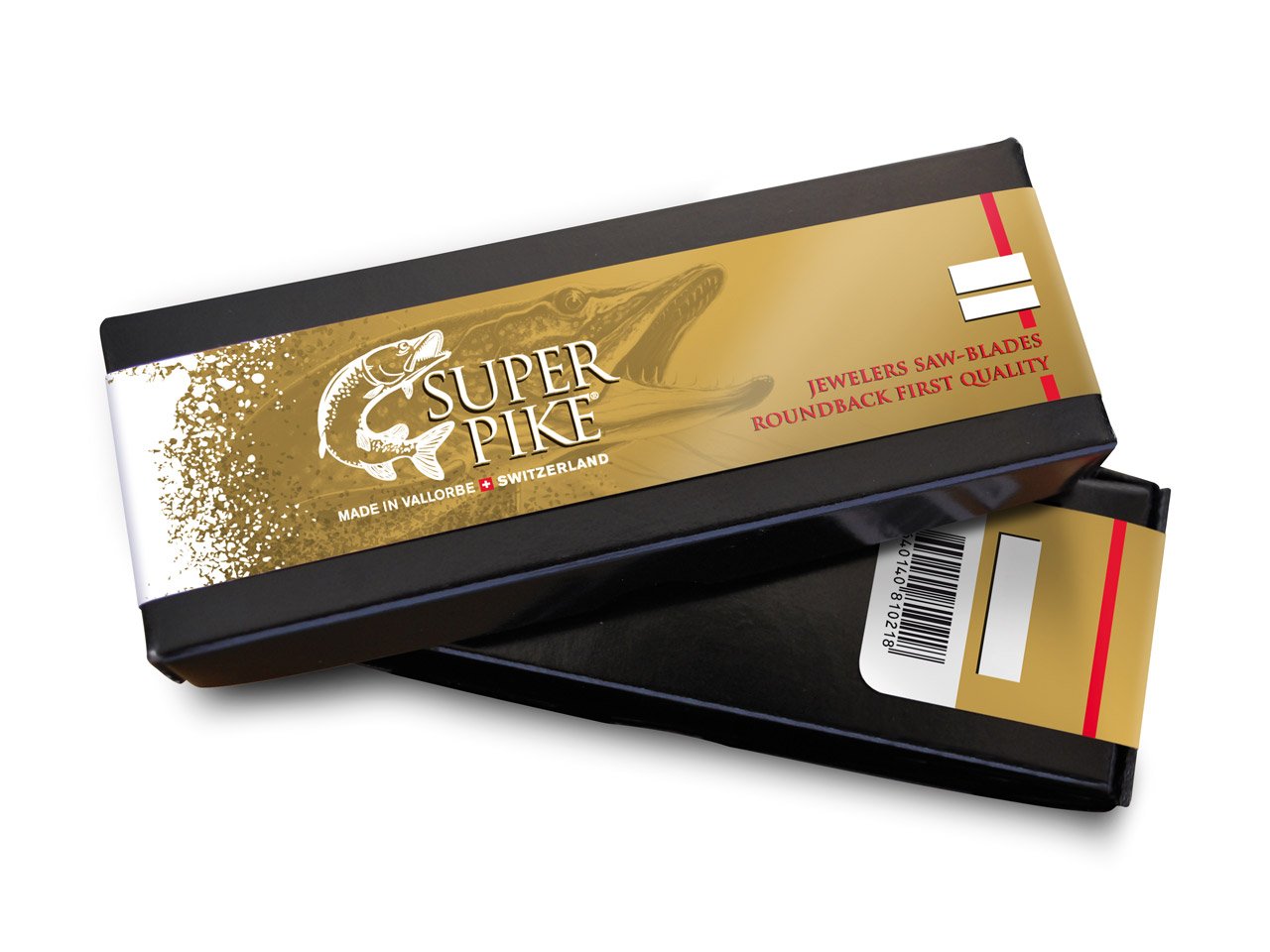 Super Pike Swiss Made Jewellers Saw Blades Grade 7/0 for jewellery designer makers and hobbyists. Pack of 12