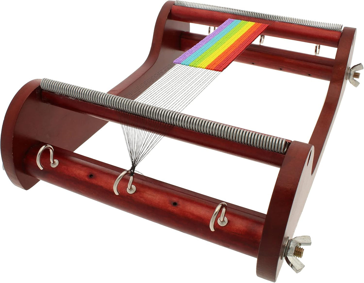 Beadsmith Wooden Bead Loom – 11″ x 7″ x 3″ Jewellery & Bead Weaving Tool