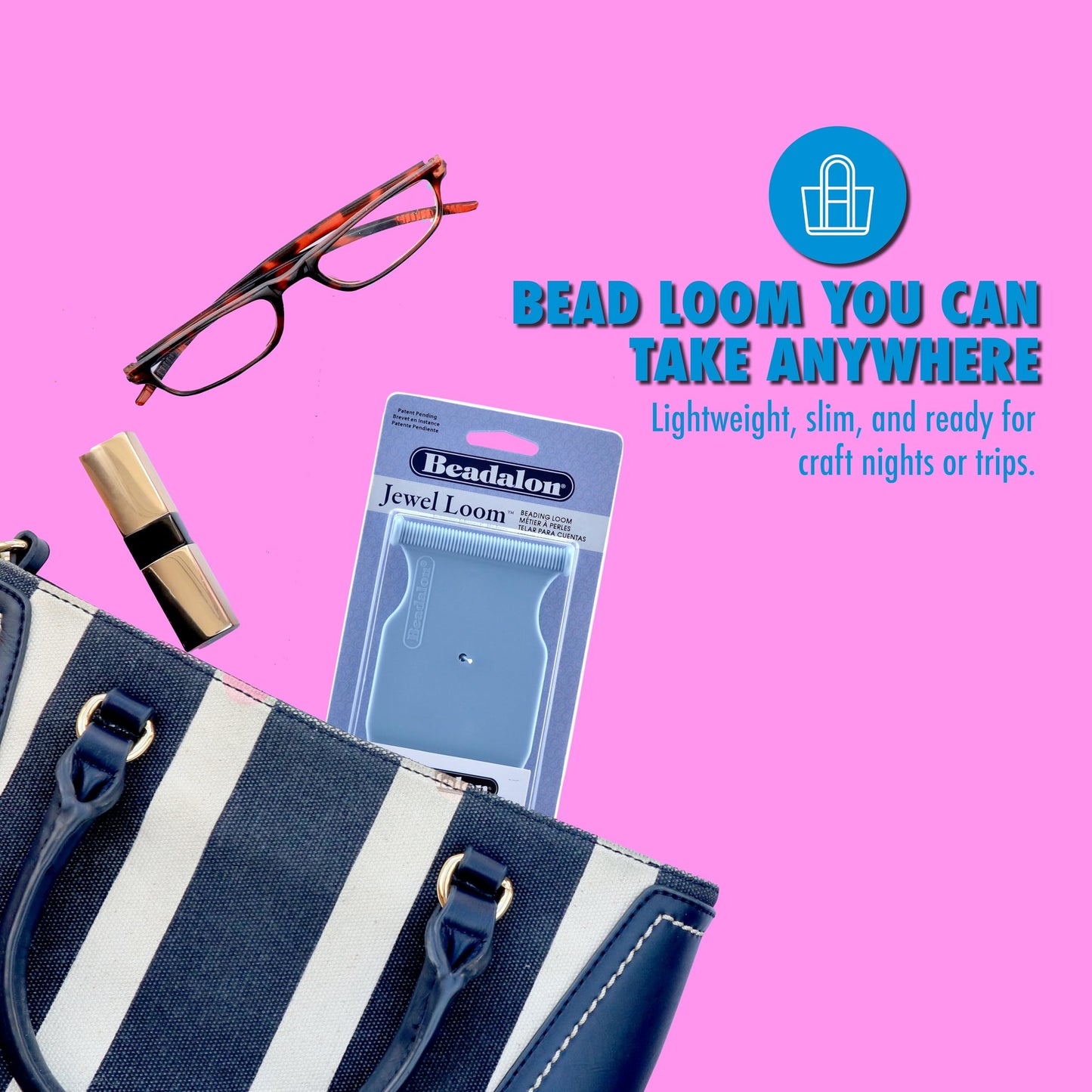 Beadalon Jewel Loom Kit – Easy Bead Weaving Tool for Jewellery Makers