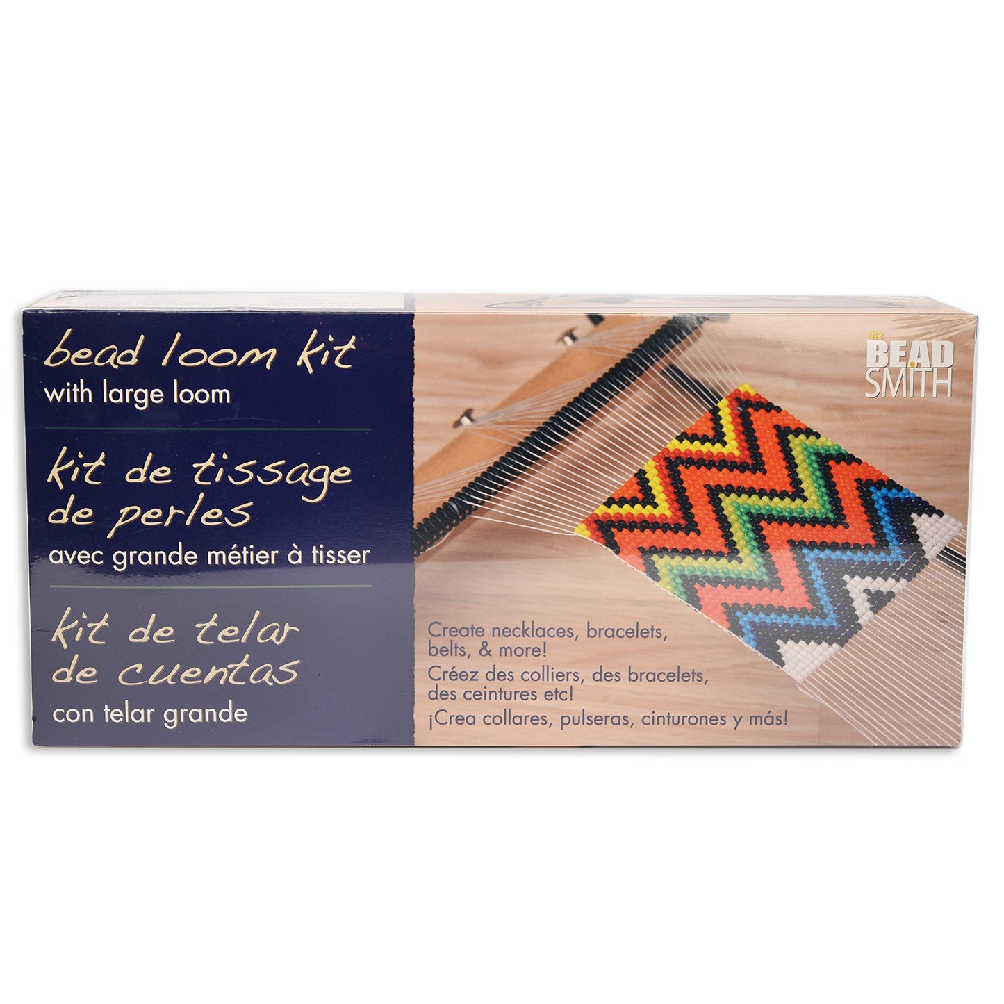 The Beadsmith Extra Wide Metal Bead Loom Kit – 14.5” x 6” x 8.5”