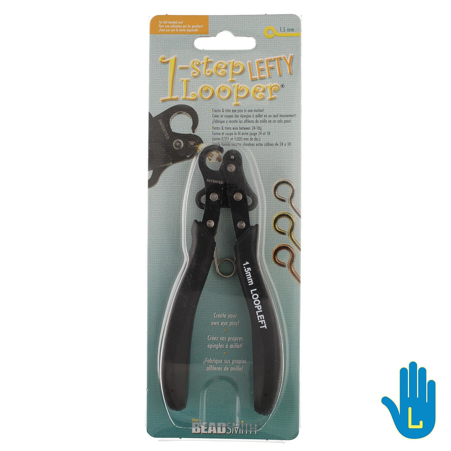 The Beadsmith LEFT HANDED 1-Step Looper Plier – 1.5mm