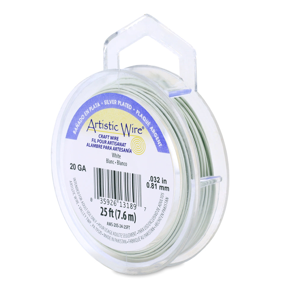 Artistic Wire 20 Gauge Silver Plated Copper Wire