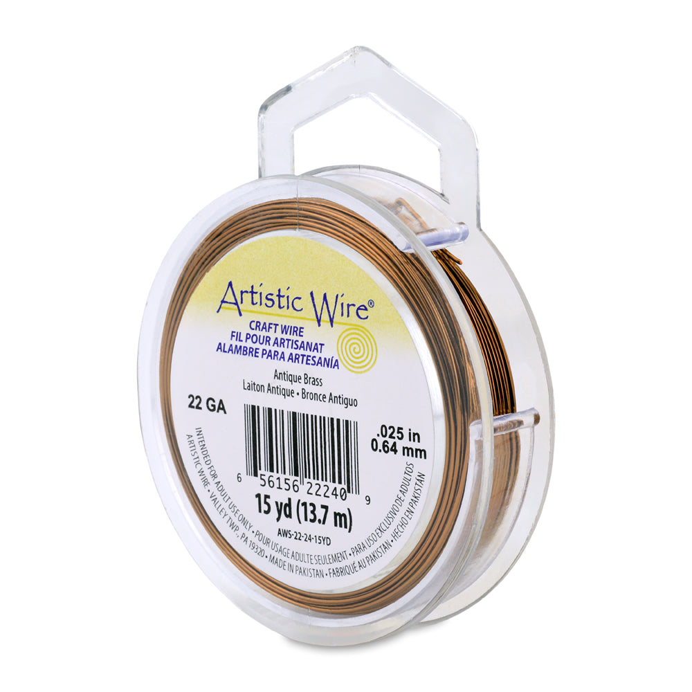 Artistic Wire 22 Gauge Tarnish Resistant Coloured Copper Wire for jewellery making