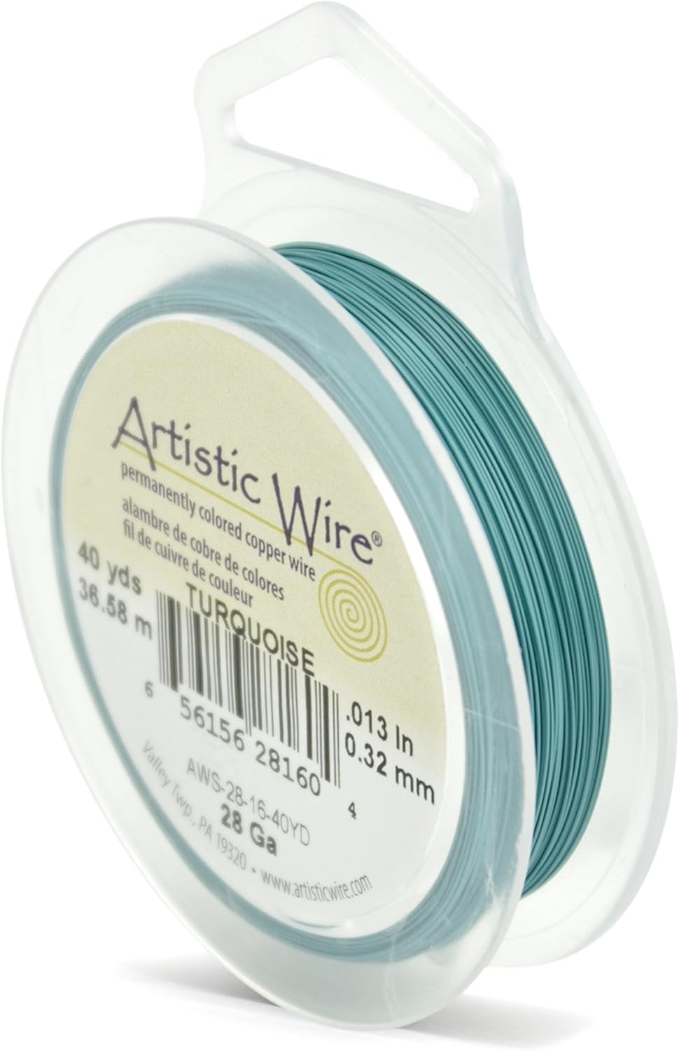 Artistic Wire 28 Gauge Tarnish Resistant Coloured Copper Wire