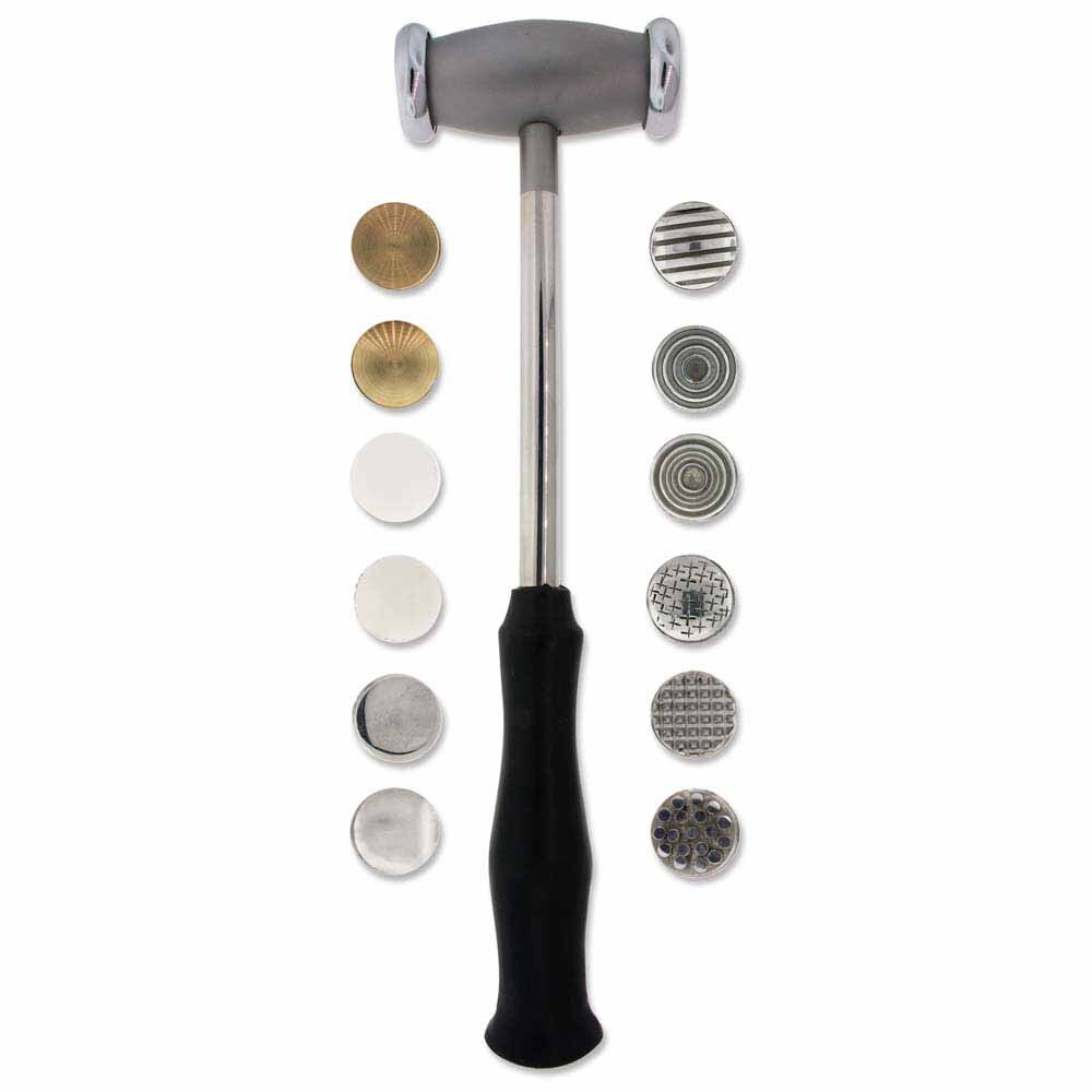 Beadsmith Texture Hammer 13-Piece Interchangeable Set