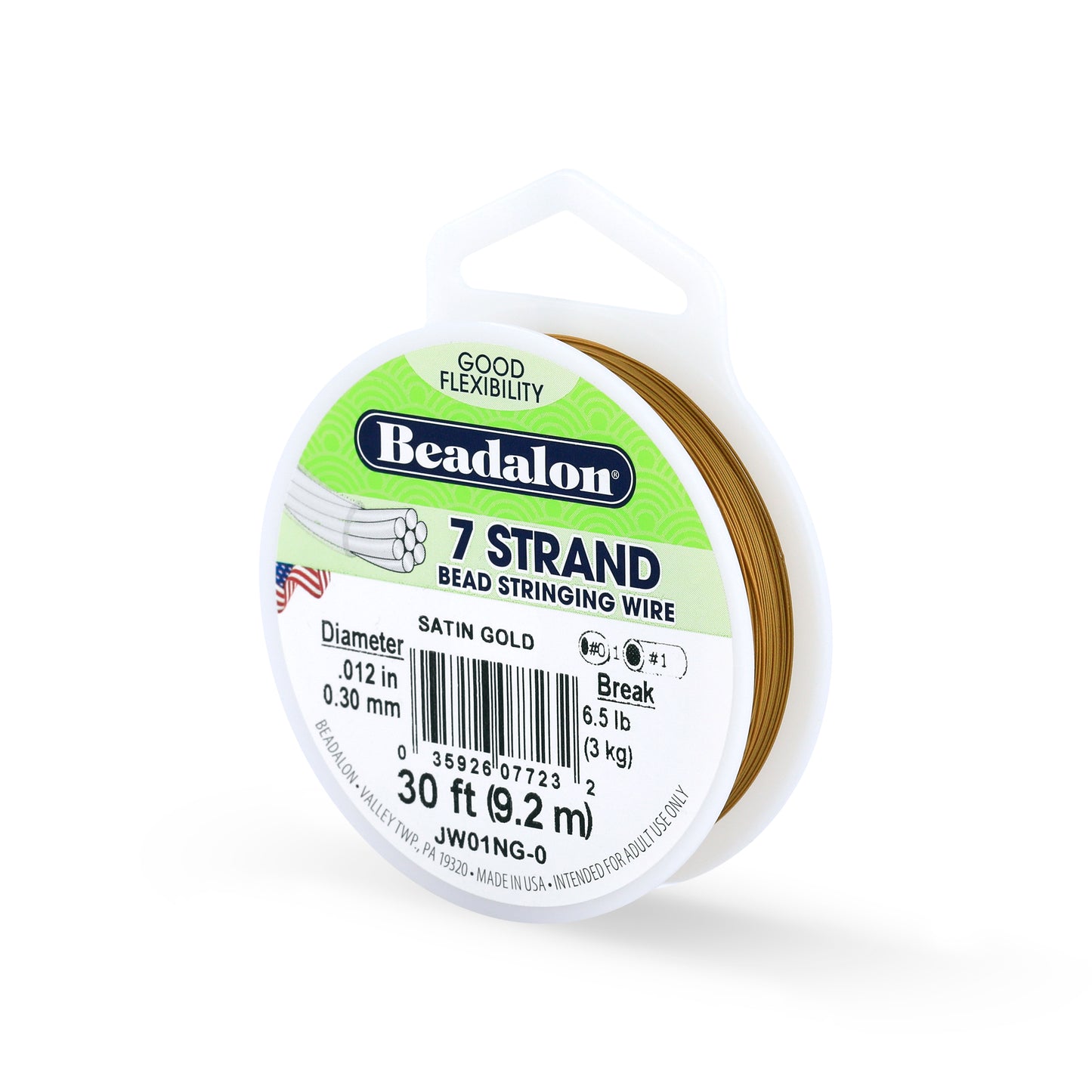 Beadalon 7-Strand Bead Stringing Wire – 9.2m Spool
