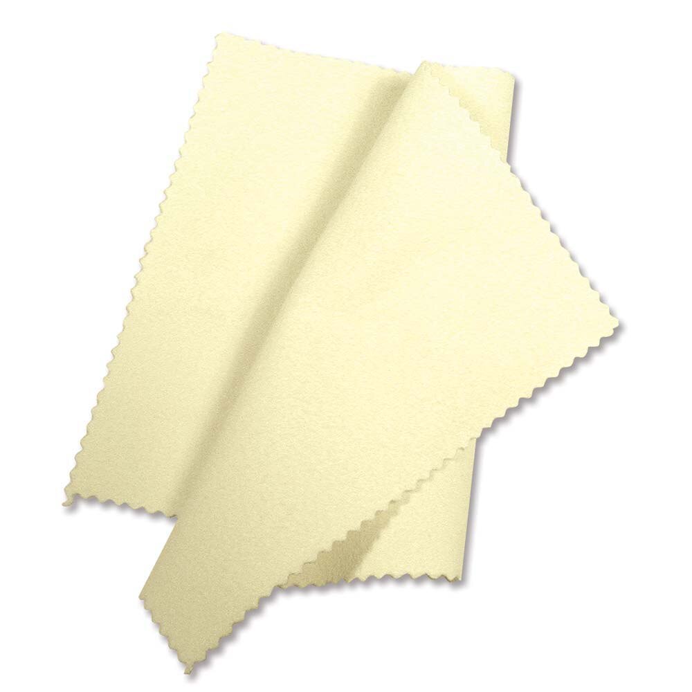 Beadsmith Sunshine Polishing Cloth, 7.5 x 5 by Helby x1 | Jewellery Making Supplies UK