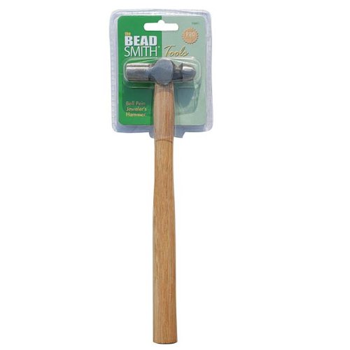 Beadsmith Jeweler's Ball Pein Hammer - 2 1/2 Inch Head - Metal Smithing