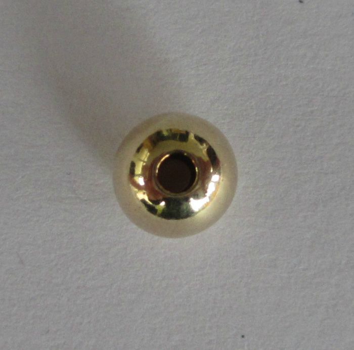 Jewellery Station Gold Filled Round Beads 6mm (seamless) - Pack of 10