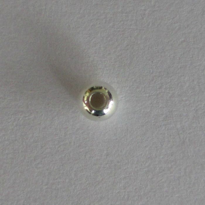 Jewellery Station Pack of 20 Sterling Silver, round BEADS, 3mm seamless