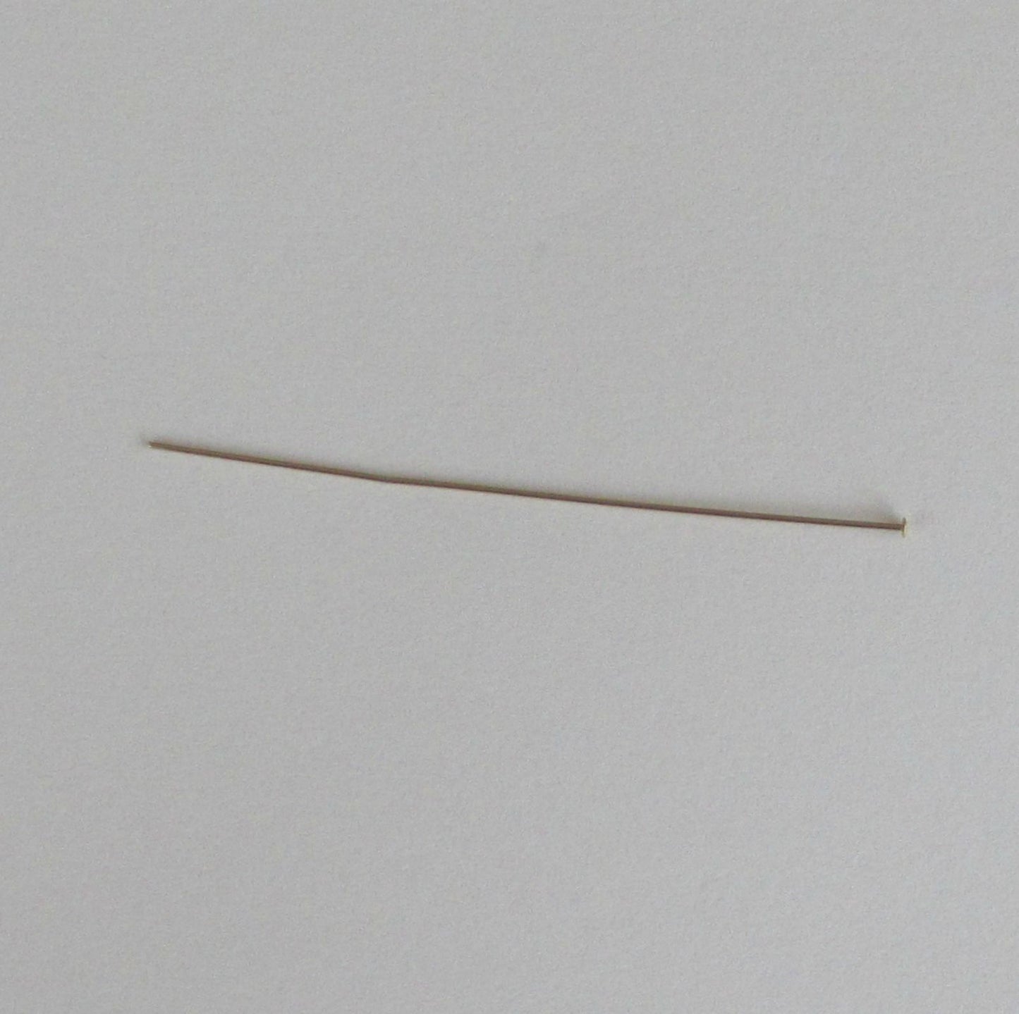 Jewellery Station Gold Filled HEAD PIN 24 gauge 1 inch long - pack of 10