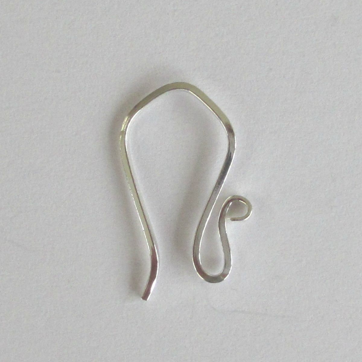 Jewellery Station Sterling Silver Fancy Ear Wire (square) - Pack of 10 (5 Pairs)