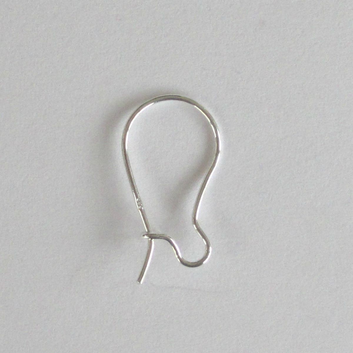 Jewellery Station Sterling Silver Kidney Ear Wires (findings)- Pack of 10 (5 Pairs)