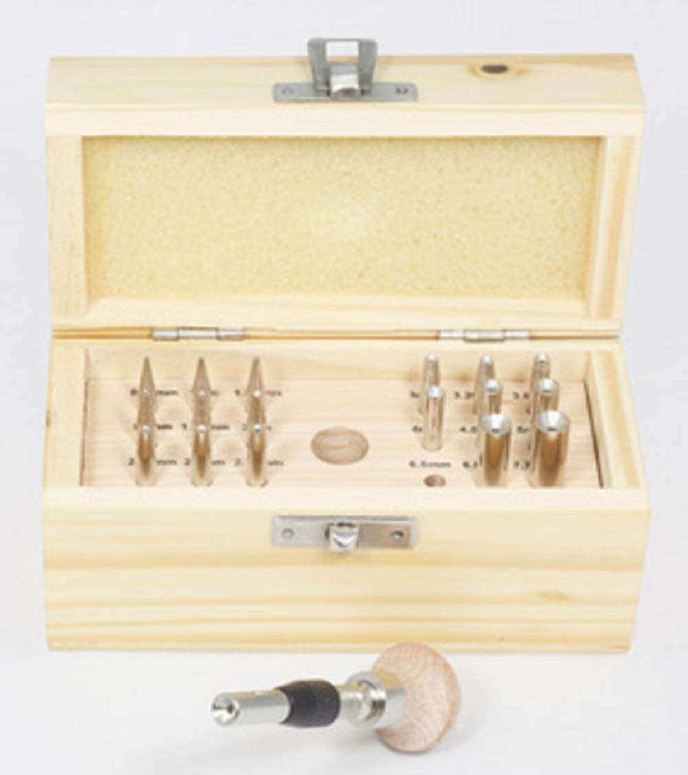 Beadsmith BeadSmith BPUN018 Prong and Bezel Setting 18 Piece Punch Set