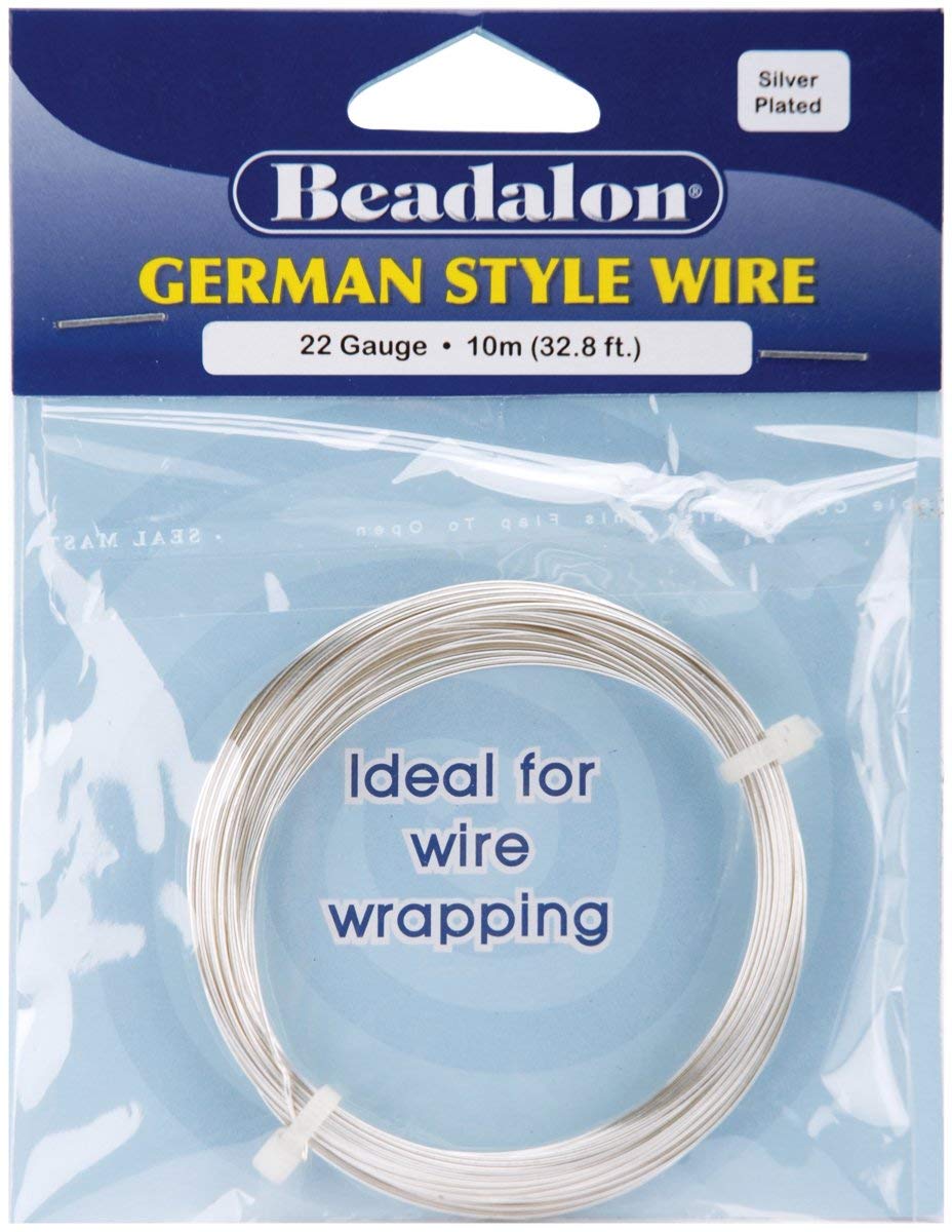 Beadalon - German Style Round Wire 22 Gauge 32.8 Feet/Pkg