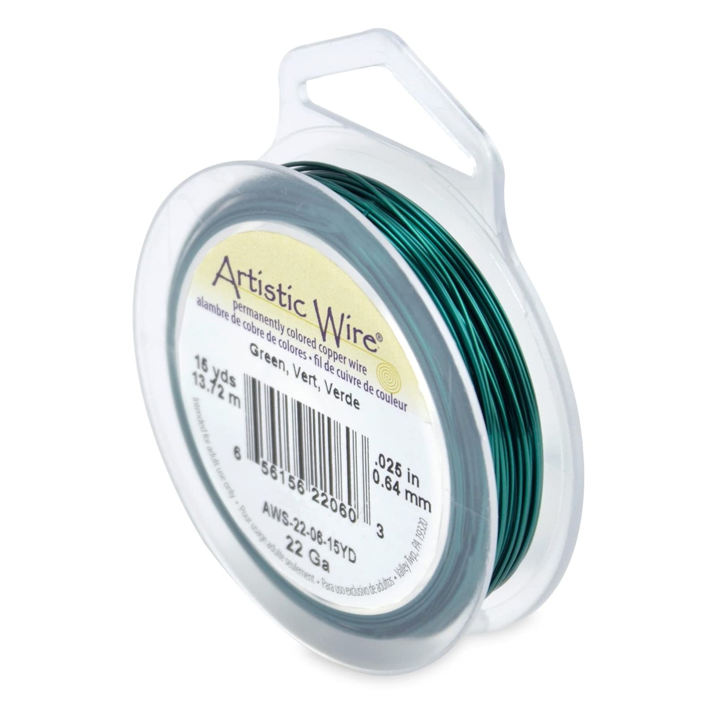 Artistic Wire Tarnish Resistant Colored Copper Craft Wire