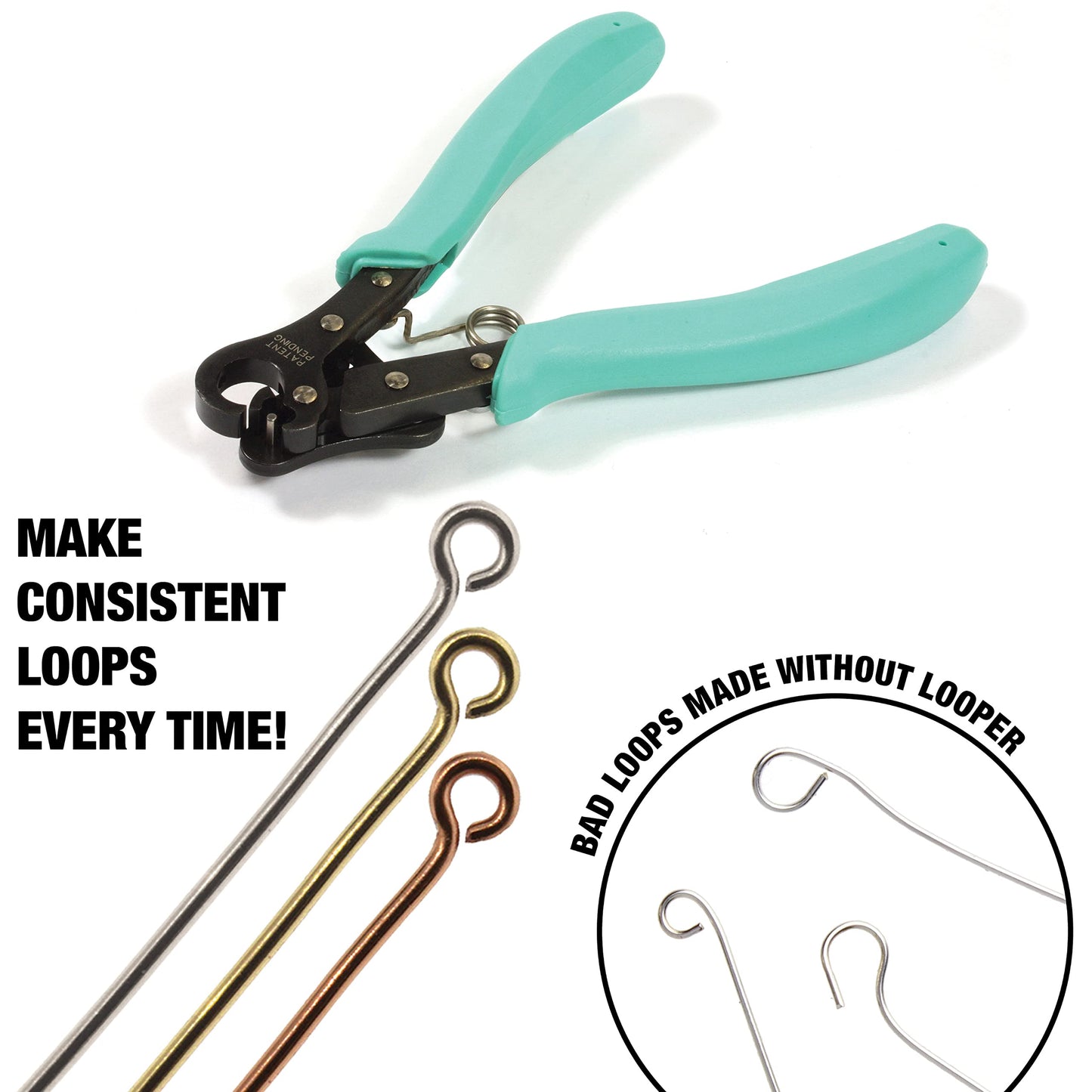 Beadsmith Vintaj 1-Step Looper Pliers for 18-Gauge to 26-Gauge Wire