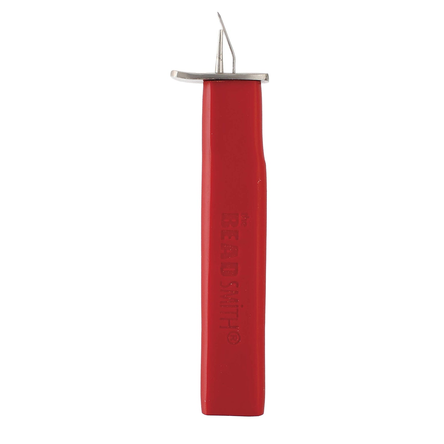 Bead Smith micro butane torch with red handle and silver tip, jewelry making tool.