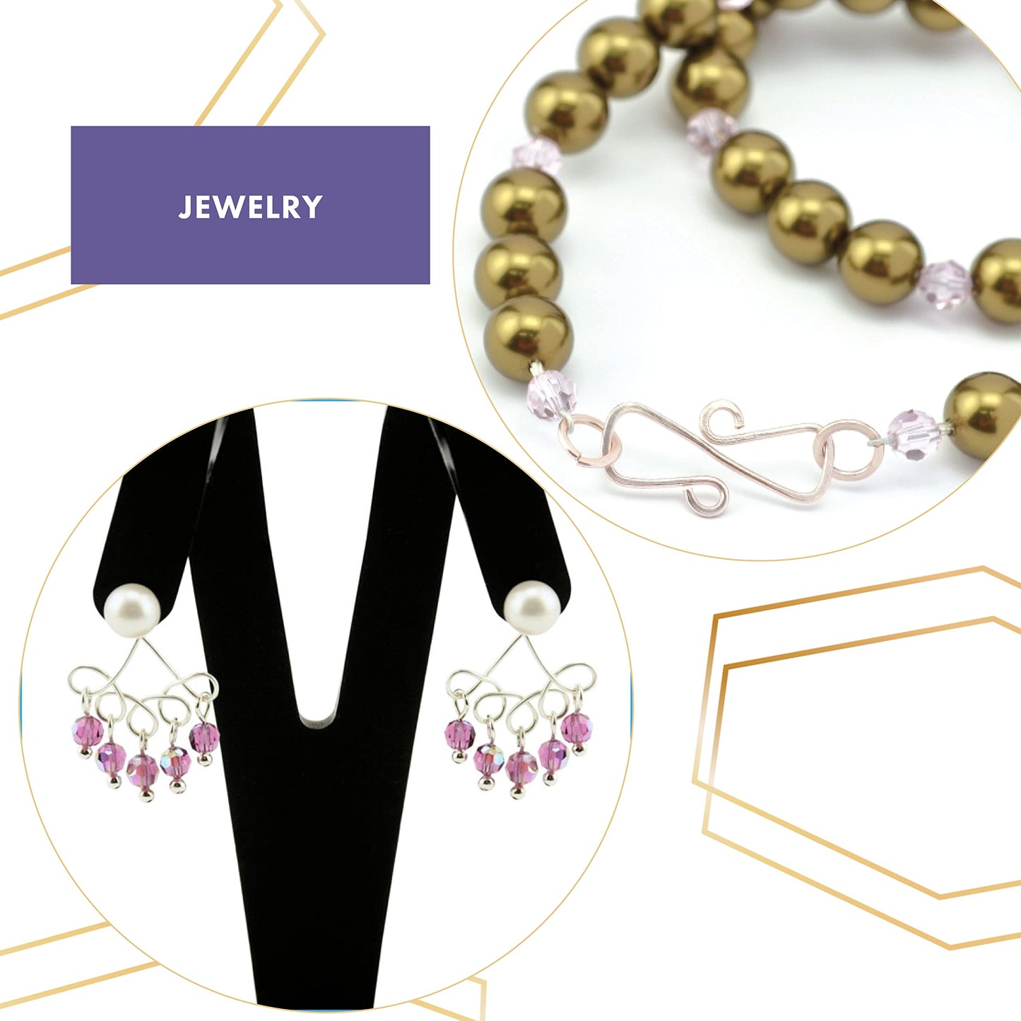 Artistic Wire Beadalon Findings Forms Round Connector Jig