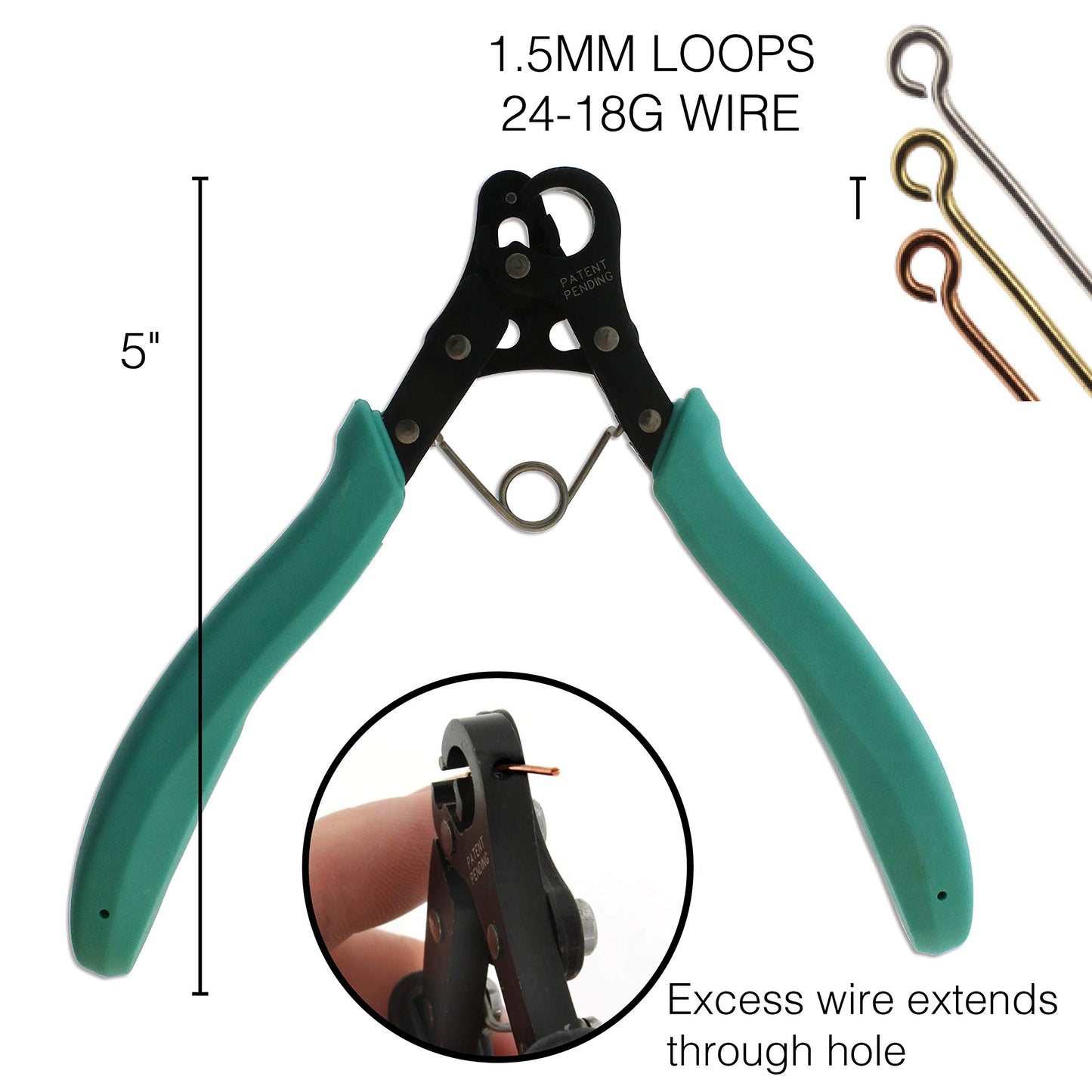 Beadsmith Vintaj 1-Step Looper Pliers for 18-Gauge to 26-Gauge Wire