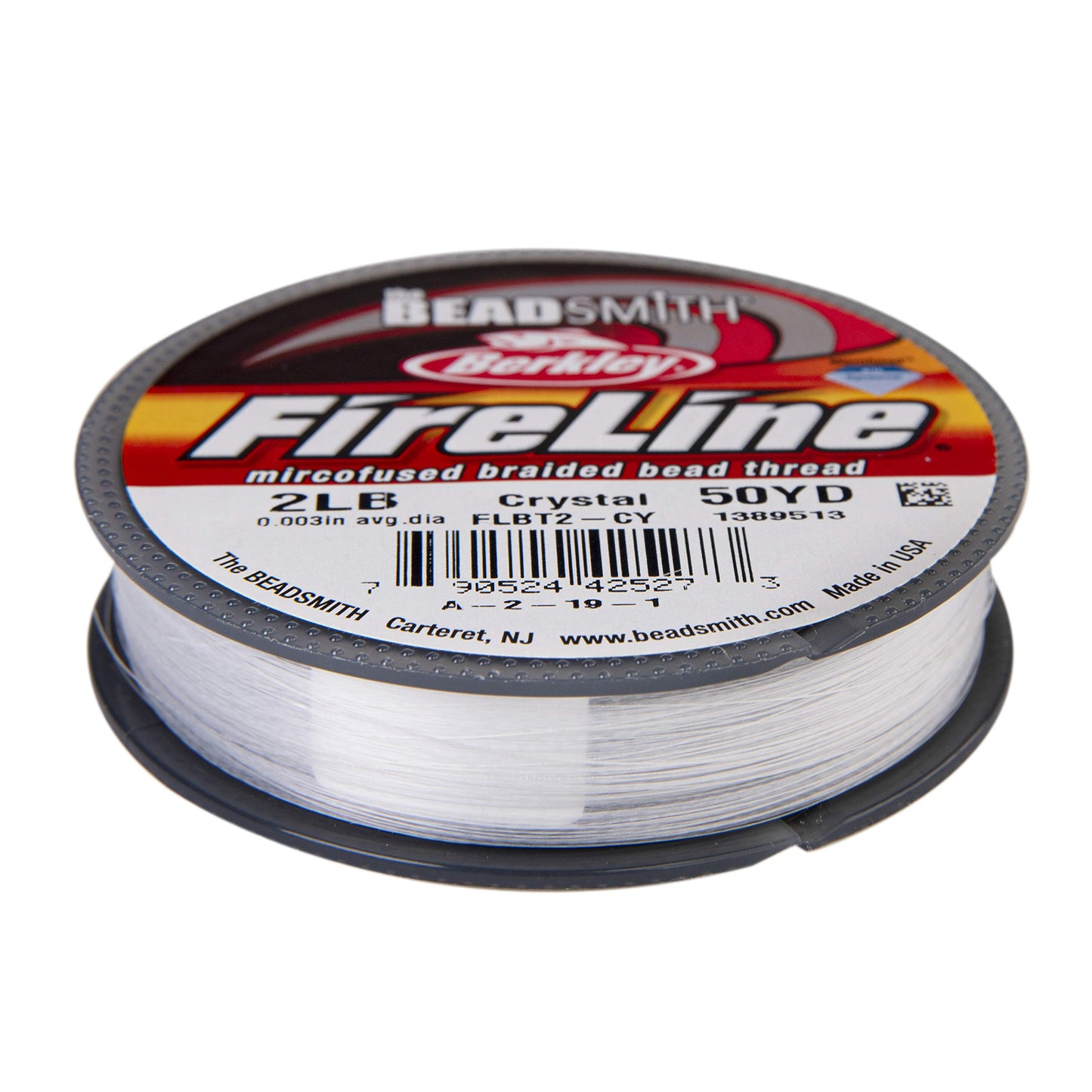 FireLine Jewelry Finding, Crystal, 2-Pound, 50 Yards