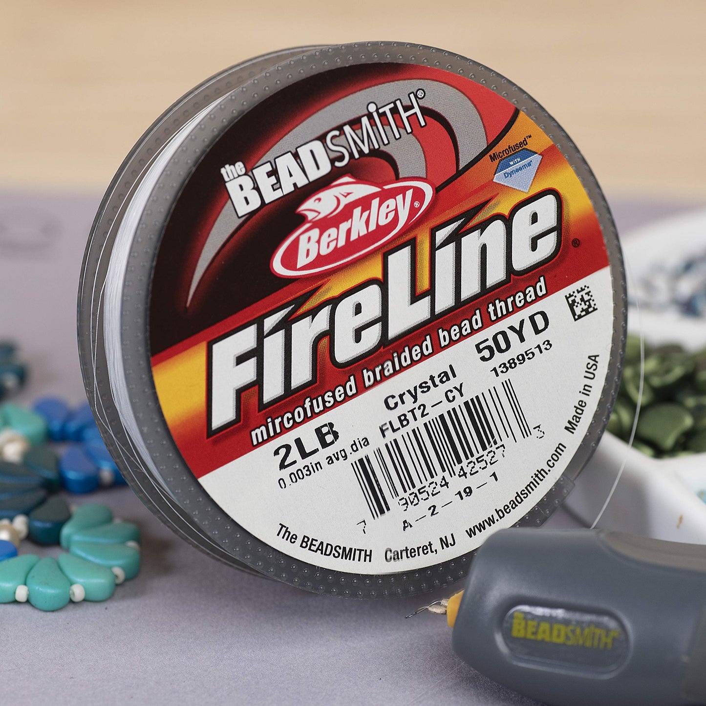 FireLine Jewelry Finding, Crystal, 2-Pound, 50 Yards