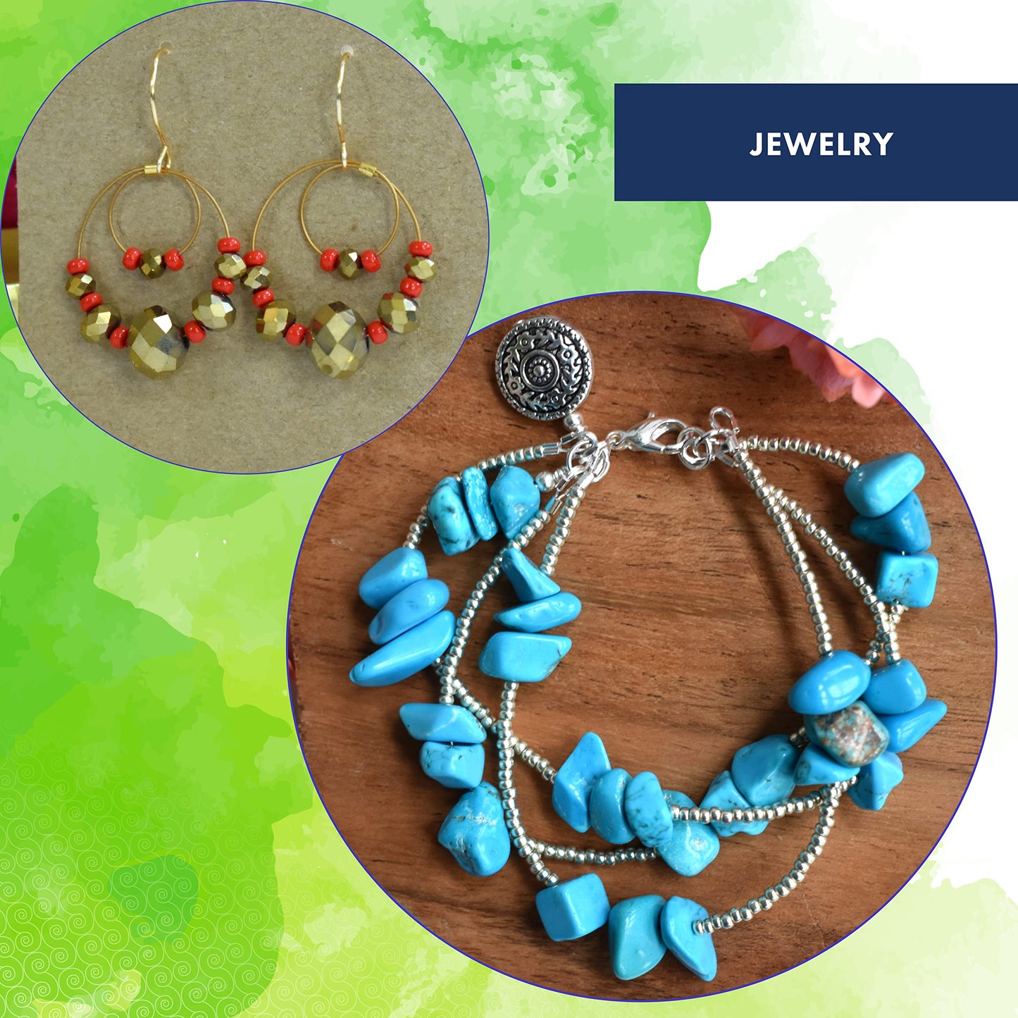 Beadalon JW03T-0 Bead Stringing Wire 7-Strand 0.018" (0.46 mm) 30 ft (9.1 m) Bright, Silver, 0,024" (0,61 mm)