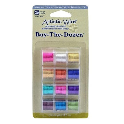 Artistic Wire 24 Gauge Silver Plated Copper Wire - Gold