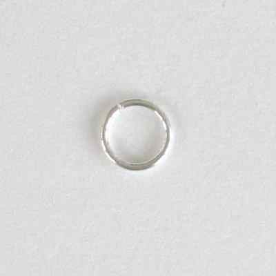 Jewellery Station 925 Sterling Silver Jump Rings 6 mm (Open) findings- Pack of 50