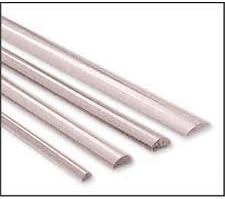 925 Sterling Silver Half Round Wire – Half Hard (1 m)