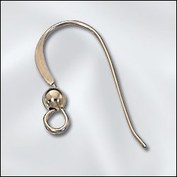 Jewellery Station Gold Filled 14kt Fish Hook Ear Wires – Pack of 10 (5 Pairs)