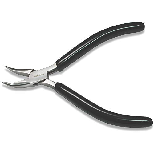 Beadsmith Super Fine Series Pliers – Jewellery Making - Bent Chain Nose