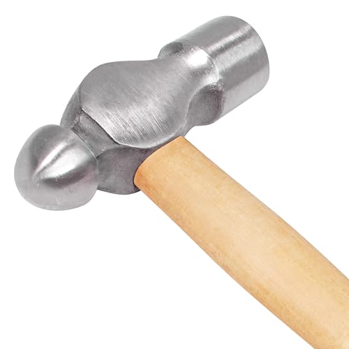 The Beadsmith Ball-Peen Hammer – 11in, Dual-Faced 8oz