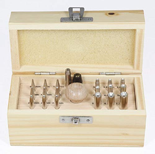 Beadsmith BeadSmith BPUN018 Prong and Bezel Setting 18 Piece Punch Set
