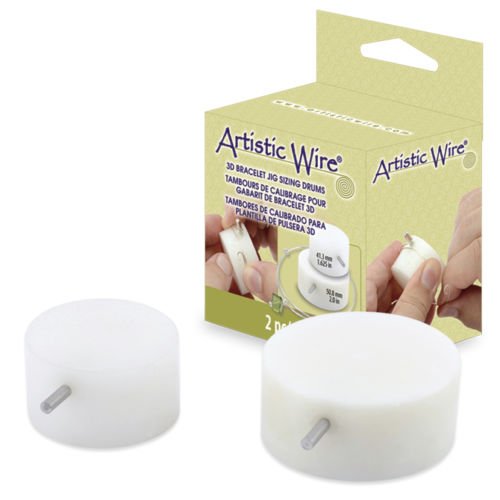 Beadalon 3D Bracelet Jig Sizing Drums – Wire Forming Accessory for Bracelet Making