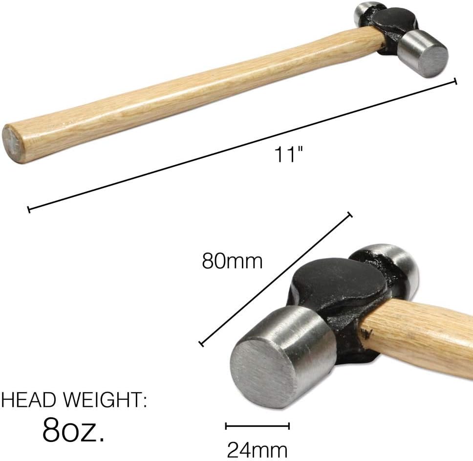 Beadsmith Ball Pein Jeweler's Hammer 8oz-11 – Jewellery Making