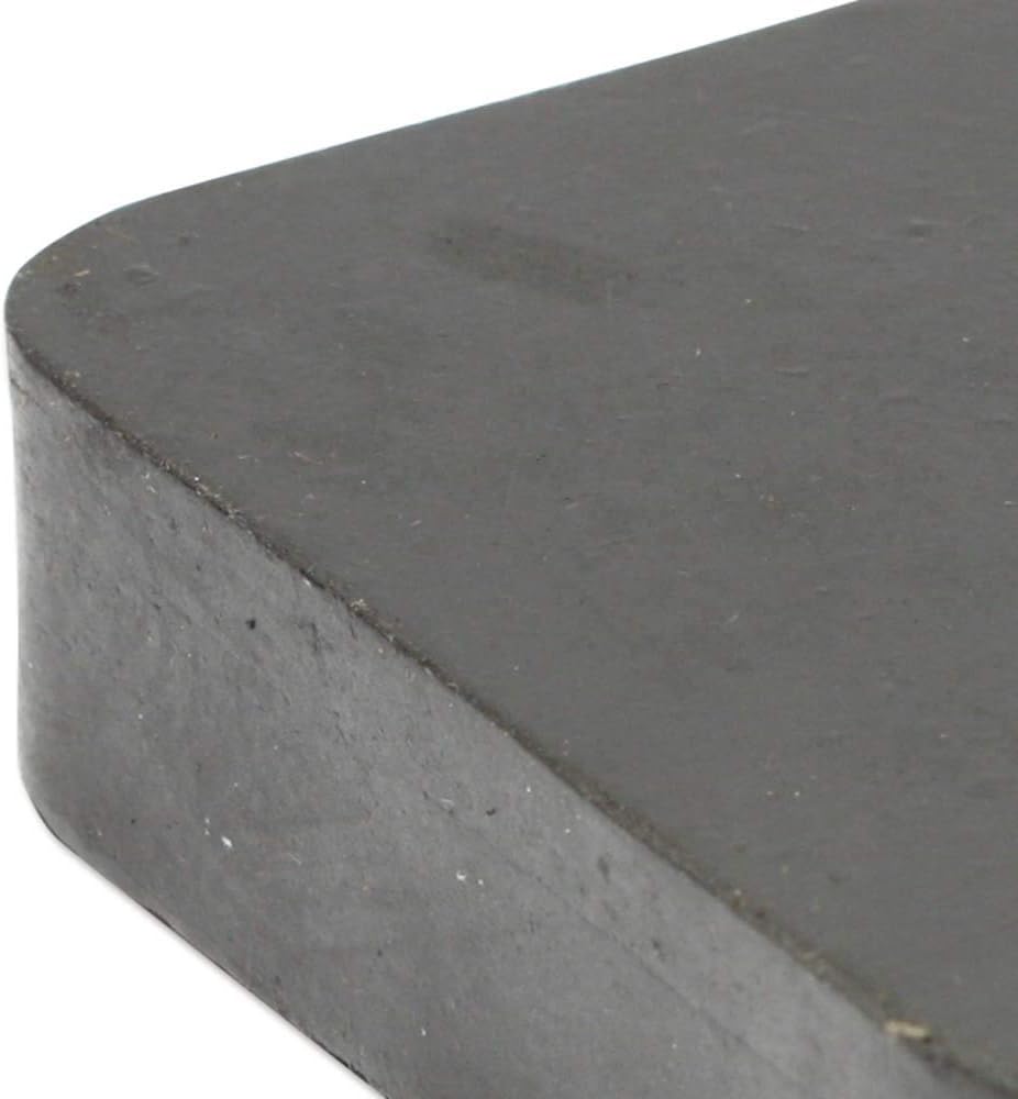 The Beadsmith Vintaj Rubber Dampening Block, 4" x 4" x 2.5" (10.16cm x 10.16cm x 6.35cm)