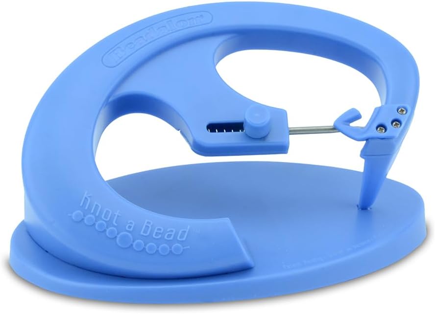 Beadalon Knot‑A‑Bead Tabletop Knotter Tool – Jewelry Beading Knotting Tool for Professional Hand-Knotting