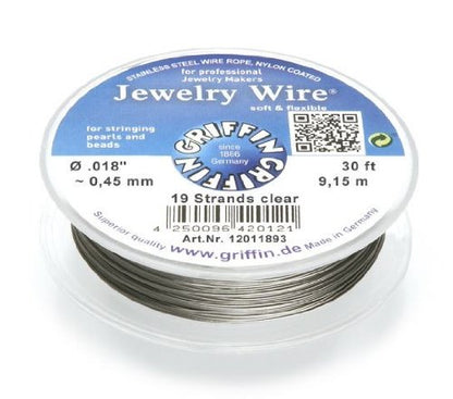 Griffin Nylon-Coated Stainless Steel Beading Wire – 9.15m