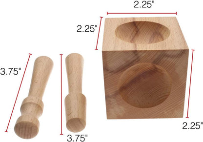 Beadsmith Wood Doming Block x 2.25-inch – Jewellery Making