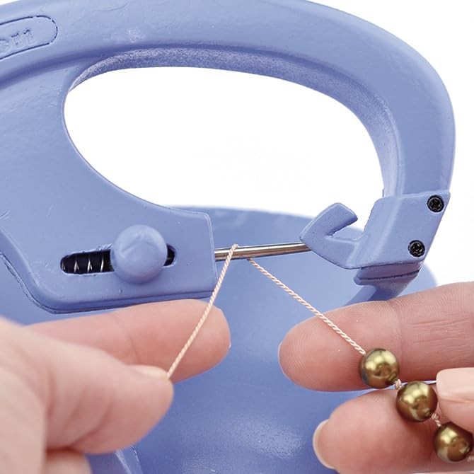 Beadalon Knot‑A‑Bead Tabletop Knotter Tool – Jewelry Beading Knotting Tool for Professional Hand-Knotting for jewellery making