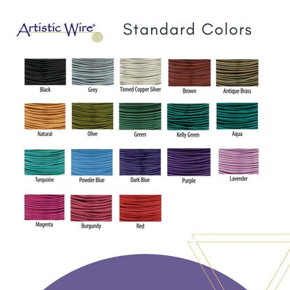 Artistic Wire 14 Gauge Tarnish-Resistant Brass Craft Wire – 10 ft for jewellery making