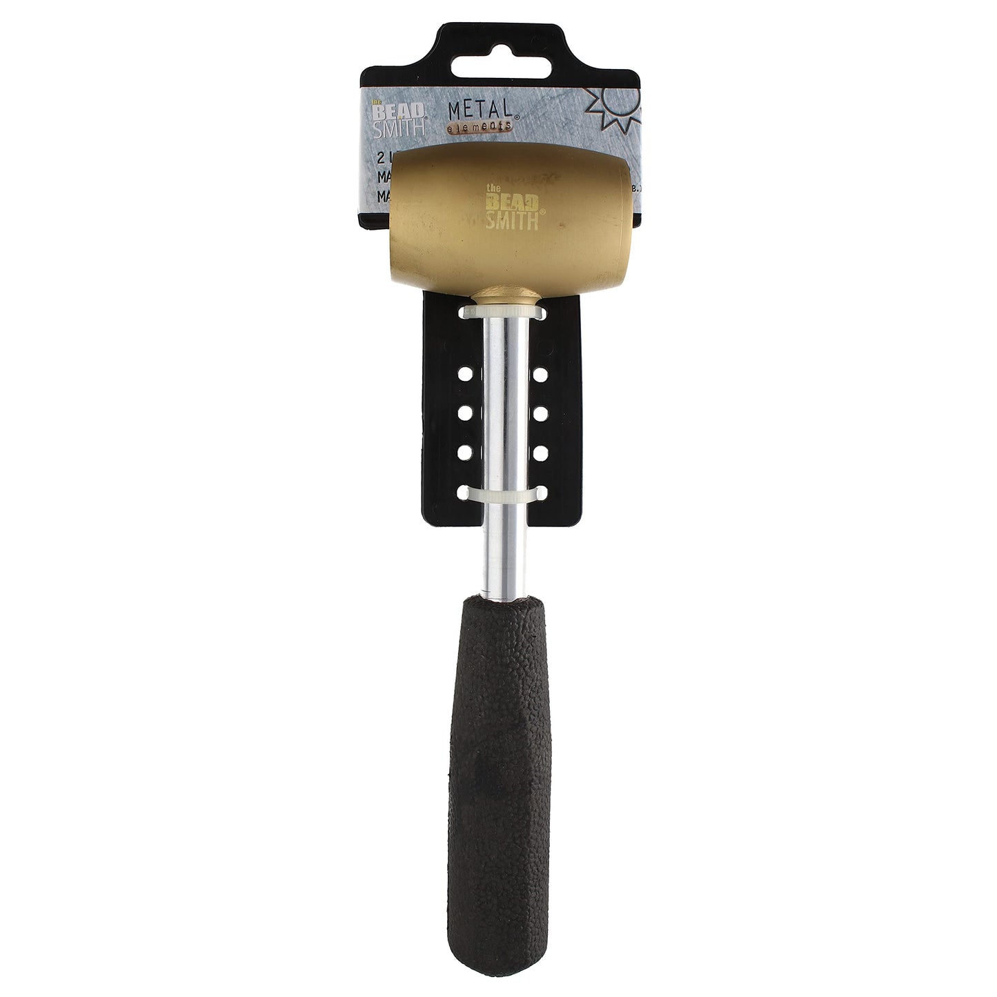 Economy Brass Head Mallet, 2 Lb 2 5/8 X 1 1/4 Inch - HAM18 by Beadsmith for jewellery making