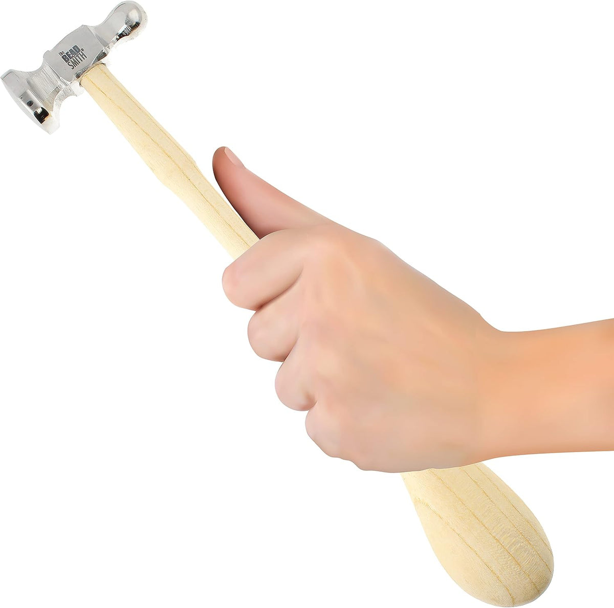 The Beadsmith Ball Pein & Domed Face Hammer – 14mm / 28mm – Jewellery Metalworking Tool