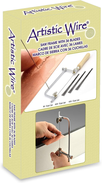 Beadalon Saw Frame W/36 Blades, Metal