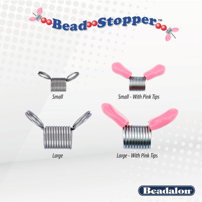 Beadalon Bead Stopper Pink Tips Combo Pack 4 pc's for jewellery making