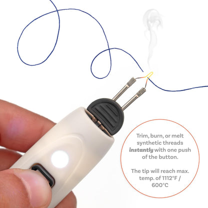 The Beadsmith Rechargeable ThreadZap Craft Burner – Precision Cord Cutter